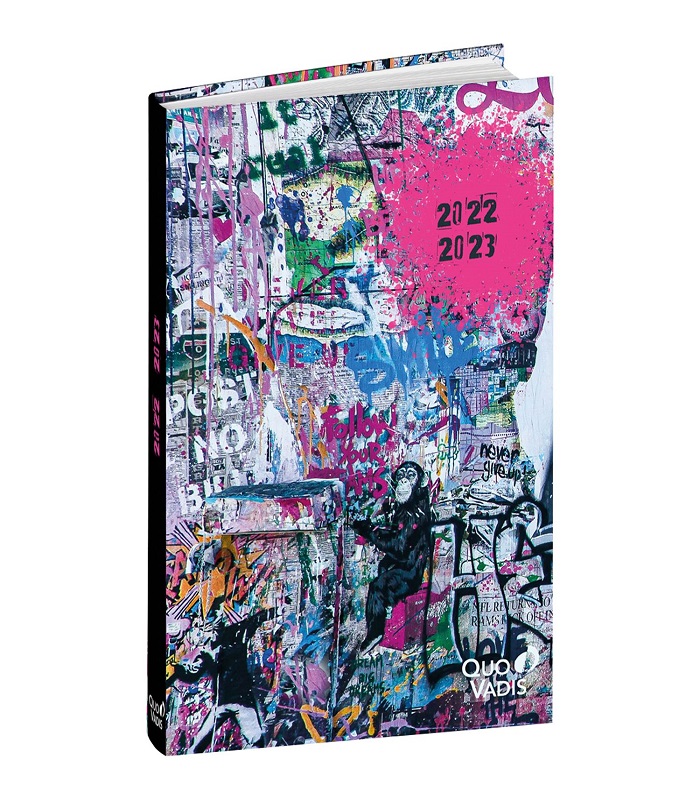 Quo Vadis Graffiti  Agenda - School Year Planners -2022/2023 12 months