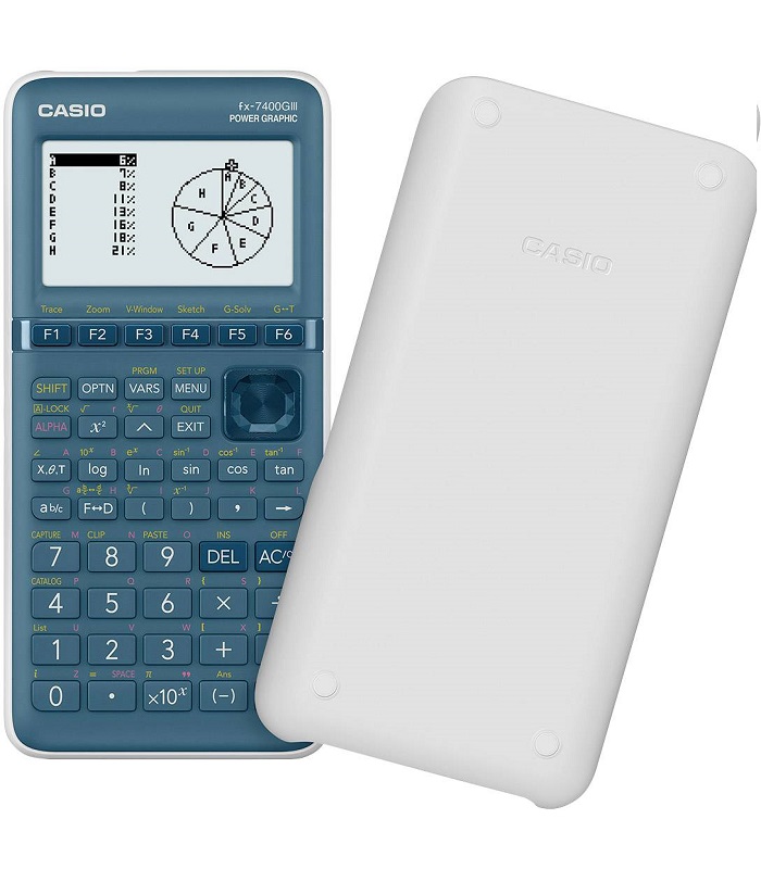 Casio FX-7400GIII Graphing calculator Cyan Display
