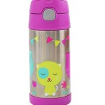 THERMOS® FUNTAINER® 355 ml STAINLESS STEEL WATER BOTTLE WITH STRAW- CAT