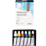 Daler Rowney Simply Watercolour Paint Set - 6 X 12ml Colour Tubes