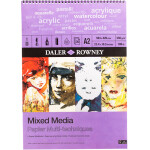 Daler Rowney Mixed Media Spiral Pad 250 gms - A2 30 sheets