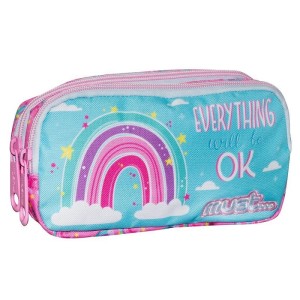 MUST PENCIL CASE ENERGY 2ZIPPERS 21Χ6Χ9CM EVERYTHING WILL BE OK
