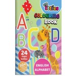 THE LITTLES COLOURING BOOK A4 24PAGES ENGLISH ALPHABET
