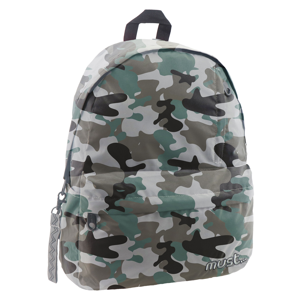 MUST REFLECTIVE BACKPACK REFLECT ARMY DESIGN 4 CASES