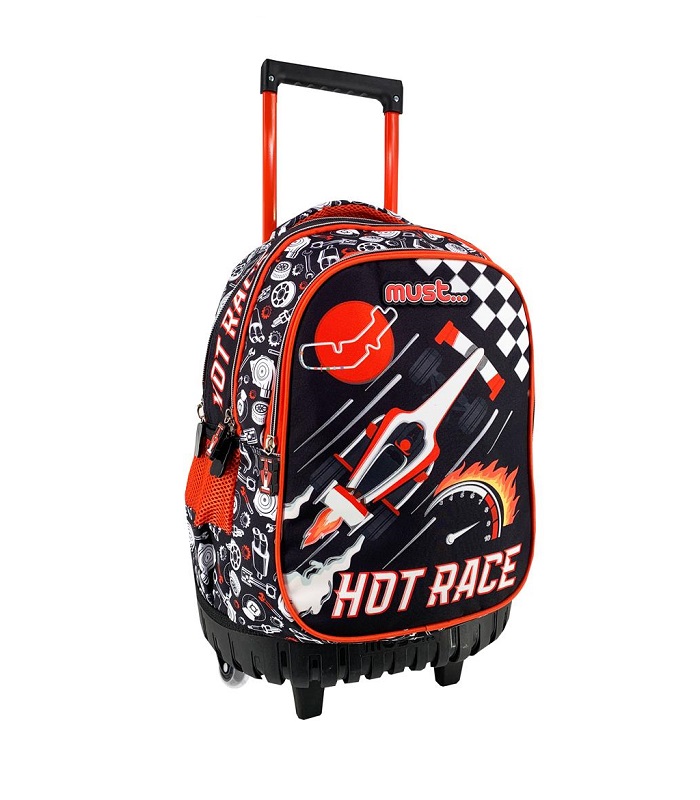 MUST TROLLEY BAG HOT RACE GLOW IN THE DARK 3 CASES
