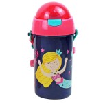 MUST WATER CANTEEN 500ML WITH STRAW ( 4-DESIGNS ) for Girls
