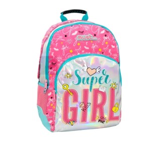 MUST SCHOOL BACKPACK SUPER GIRL 3 CASES