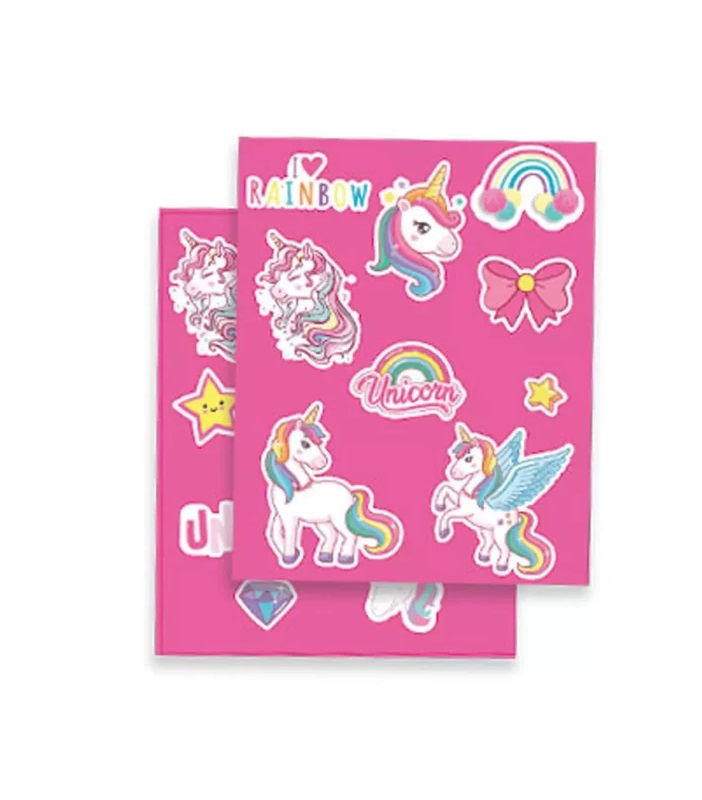 MUST DIARY UNICORN WITH LOCK, MAGIC PENS AND STICKERS