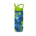 MUST WATER CANTEEN 500ML WITH STRAW 7×24.5CM 4 DESIGNS