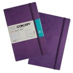 PAPER CONCEPT Executive Notebook Hard cover - Assorted Colors