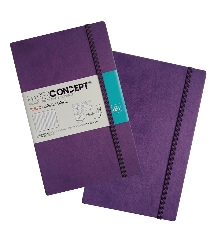 PAPER CONCEPT Executive Notebook Hard cover - Assorted Colors