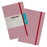 PAPER CONCEPT Hard Cover Executive Notebook 85gsm - Pastel Colors