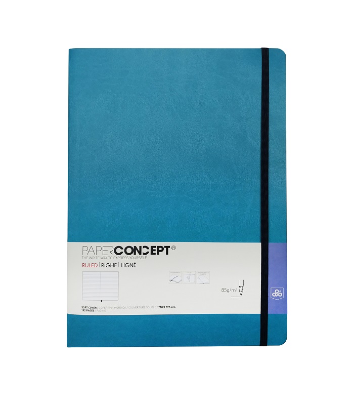 PAPER CONCEPT Soft Cover Executive Notebook  - Pastel Colors - A4