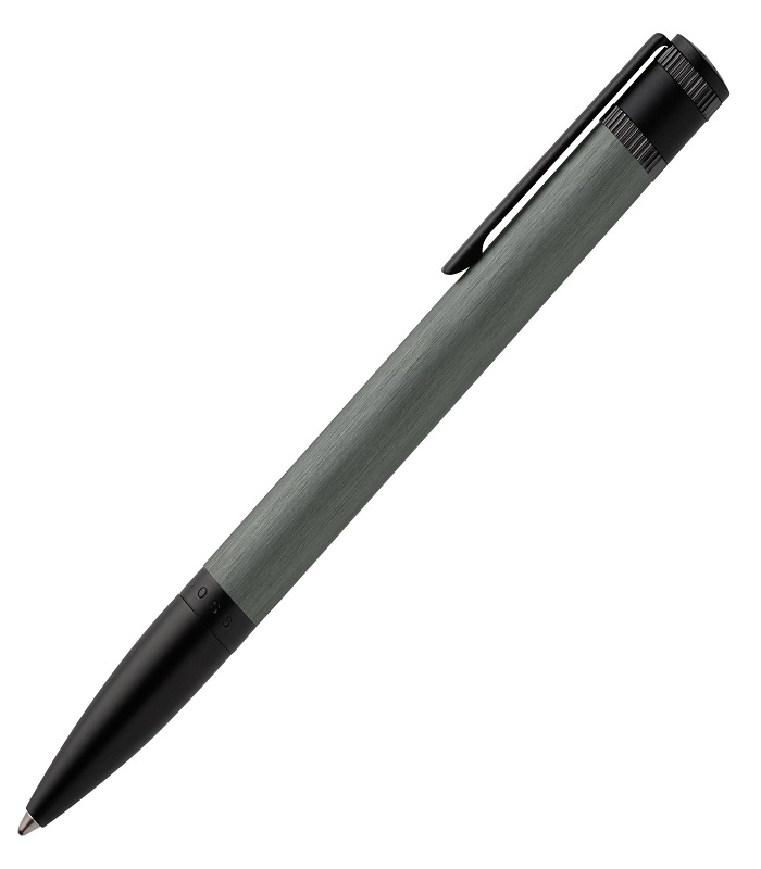 Hugo Boss Ballpoint pen Explore Brushed Grey