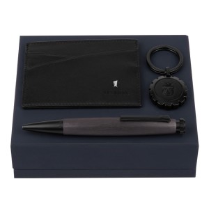FESTINA Set Key ring Chronobike Black + Card holder Classicals Black + Ballpoint pen Chronobike Black Gun