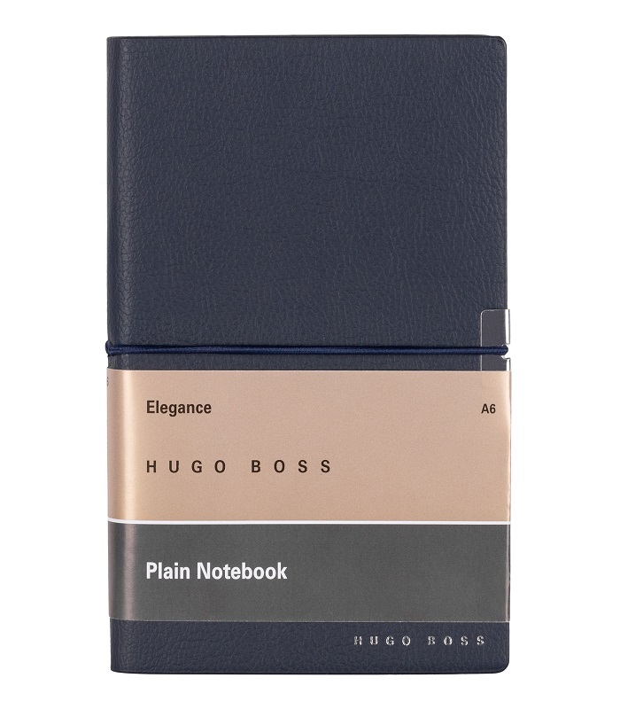 Hugo Boss Notebook A6 Elegance Storyline Navy Plain