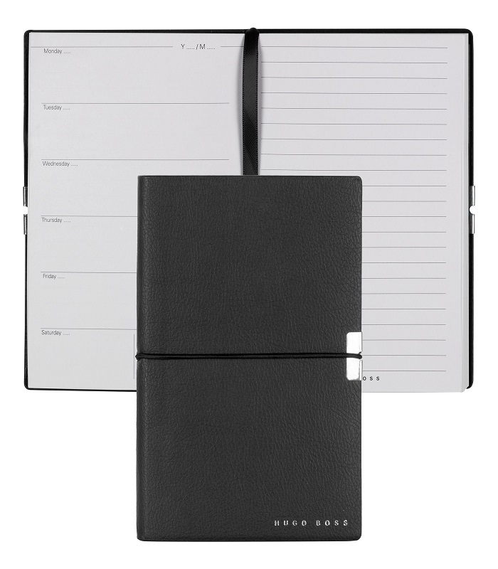 Hugo Boss Notebook A6 Elegance Storyline Black Agenda
