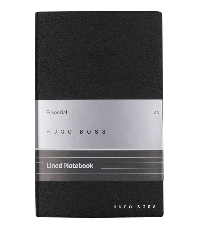 Hugo Boss Notebook A6 Essential Storyline Black Lined