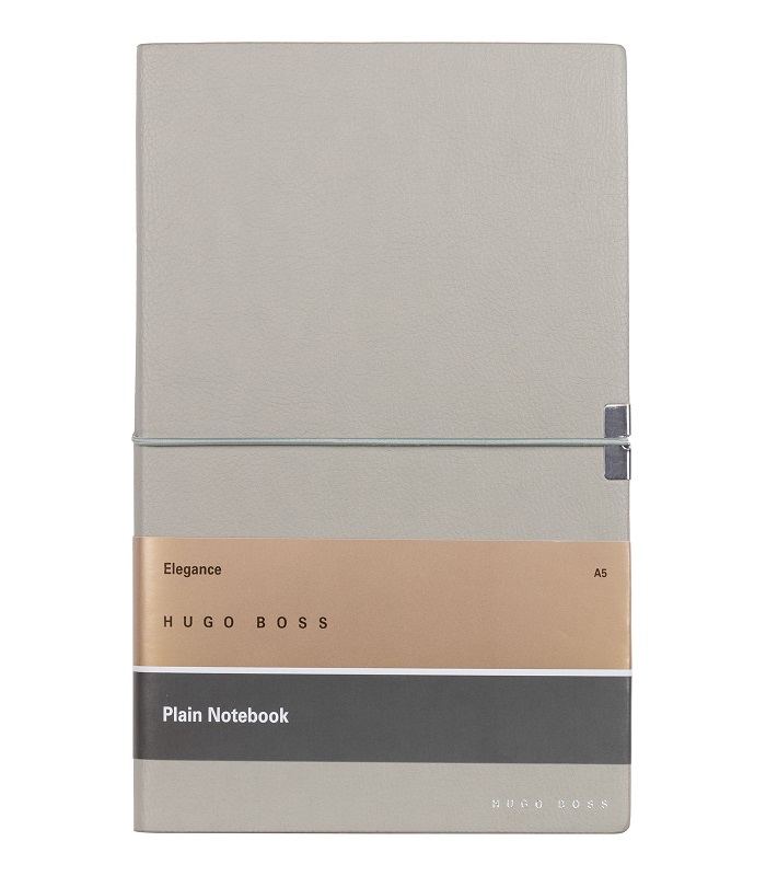 Hugo Boss Notebook A5 Elegance Storyline Grey Plain