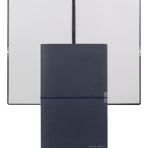 Hugo Boss Notebook A5 Elegance Storyline Navy Plain