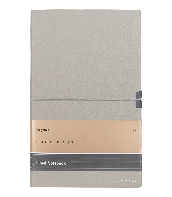 Hugo Boss Notebook A5 Elegance Storyline Grey Lined