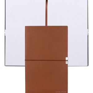 Hugo Boss Notebook A5 Elegance Storyline Camel Plain