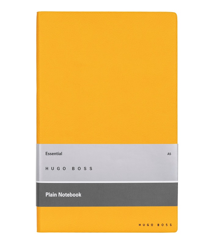 Hugo Boss Notebook A5 Essential Storyline Yellow Plain