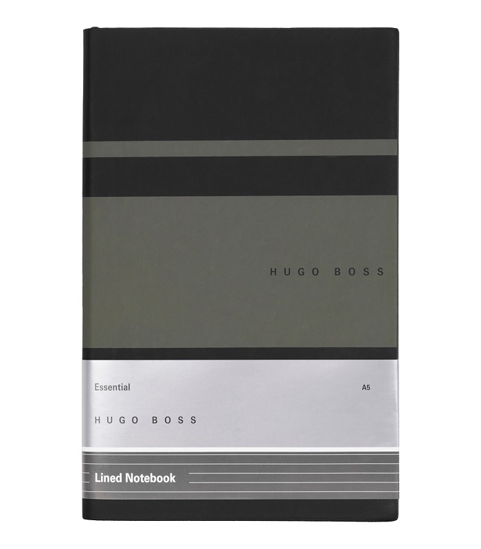 Hugo Boss Notebook A5 Essential Gear Matrix Khaki Lined