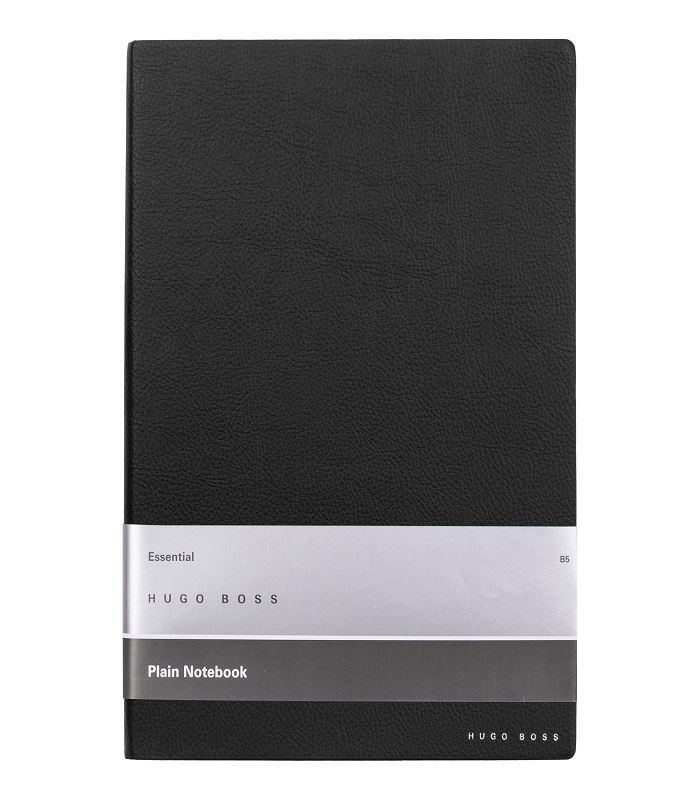 Hugo Boss Notebook B5 Essential Storyline Black Plain