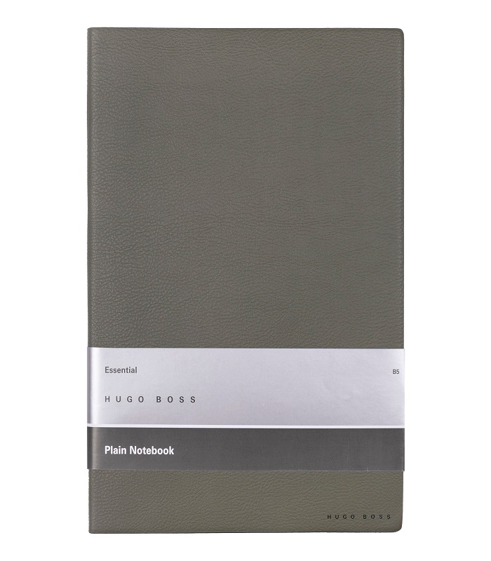 Hugo Boss Notebook B5 Essential Storyline Khaki Plain