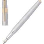 HUGO BOSS Fountain pen Gear Pinstripe Silver / Gold
