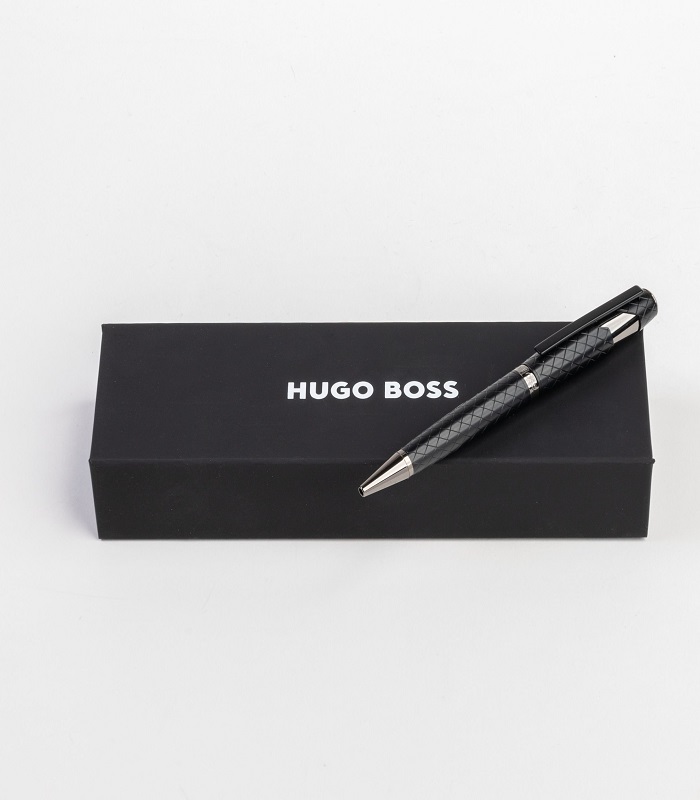 Hugo Boss Ballpoint pen Chevron Black