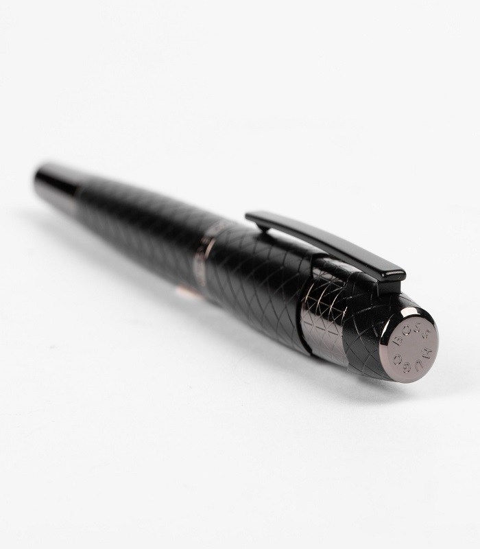 Hugo Boss Rollerball pen Chevron Black