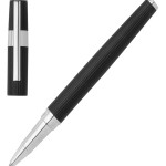 Hugo Boss Rollerball pen Gear Pinstripe Black / Chrome
