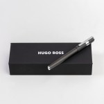 Hugo Boss Rollerball pen Gear Pinstripe Black / Chrome