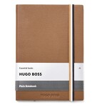 HUGO BOSS Notebook A5 Iconic Camel Plain