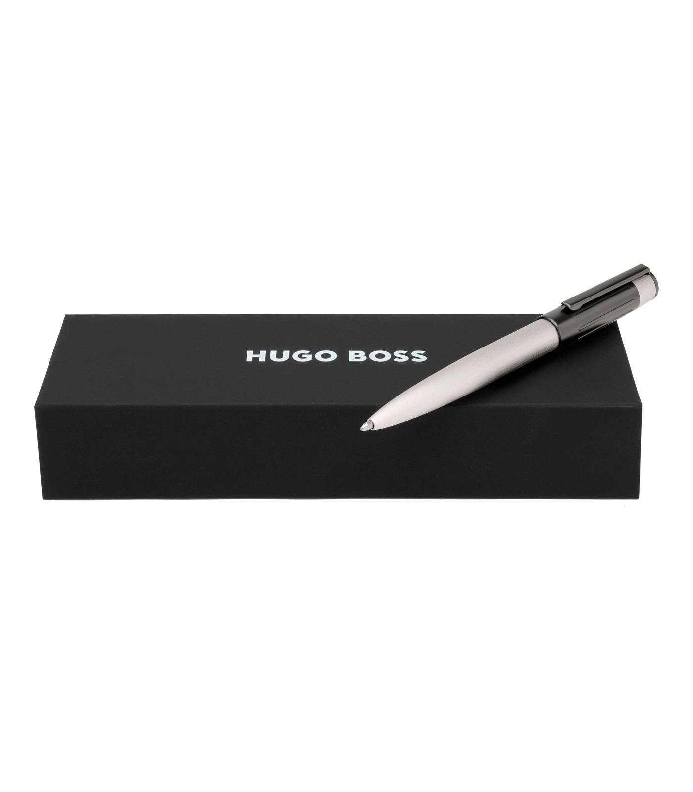 HUGO BOSS Ballpoint pen Gear Ribs Chrome