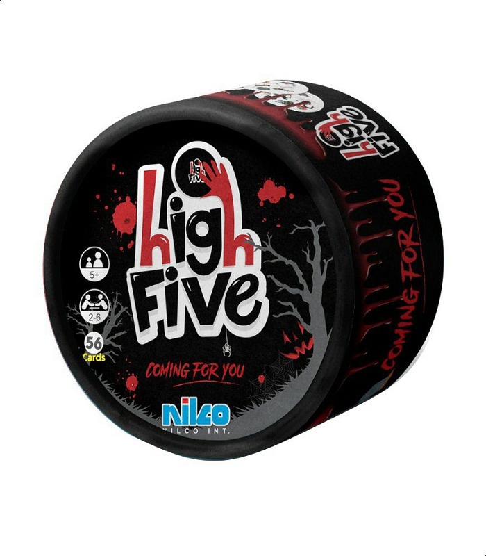 Nilco High Five Scary Edition Playing Cards for Kids