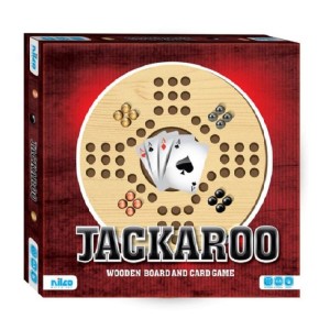 NILCO JACKAROO A WOODEN BOARD WITH CARD GAME
