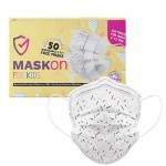 MaskOn Kids: KIDS - PINK & PURPLE SPRINKLES - 50 Pack