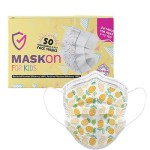 MaskOn Kids: KIDS - PINEAPPLES - 50 Pack