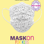 MaskOn Kids: KIDS - ABSTRACT FACES - 50 Pack