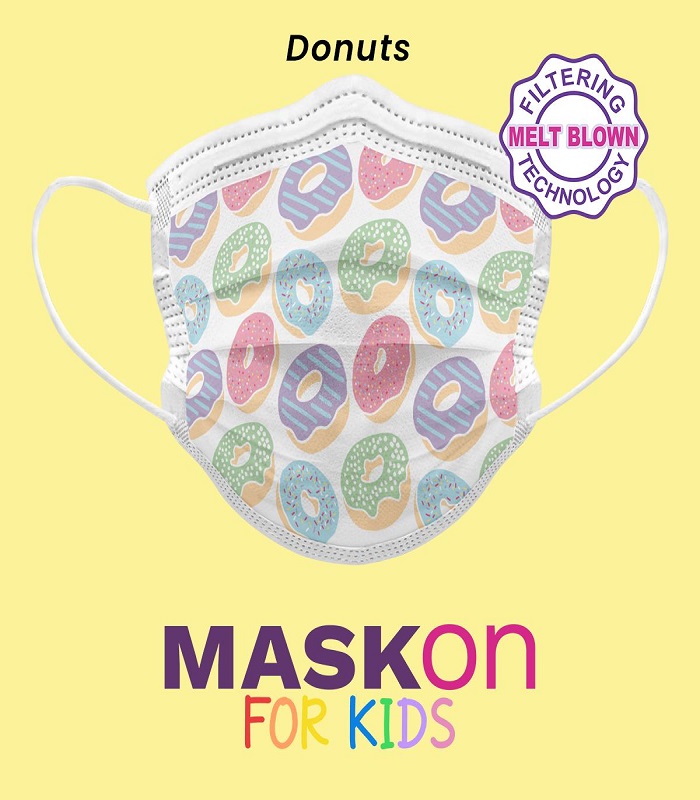MaskOn Kids: KIDS - DONUTS - 50 Pack