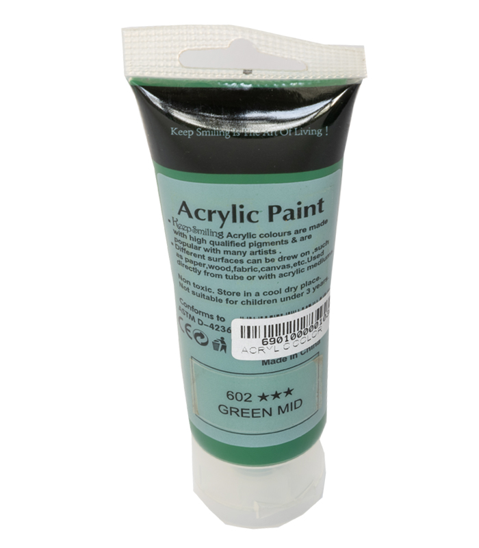 Acrylic color tube 75 ML Green