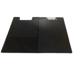Plastic clipboard with cover - Black
