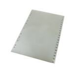 A4 Gray divider Plastic - 20 sections