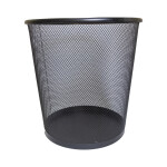 Metal Black Waste Basket