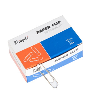Paper Clips - silver - 33mm