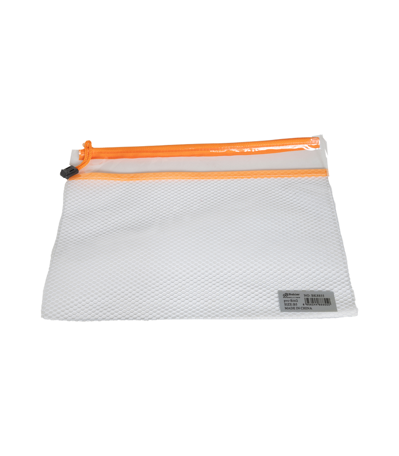 Folder with  zipper - Transparent - B5