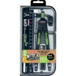 ARDA Black is the New Green Compass WITH ARTICULATED RODS AND EXTENSION + Ruler in SMART BOX ( Re-generation Plastic )